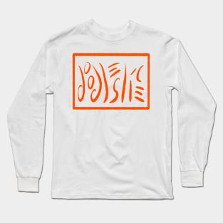 Doodleslice logo signature Long Sleeve T-Shirt